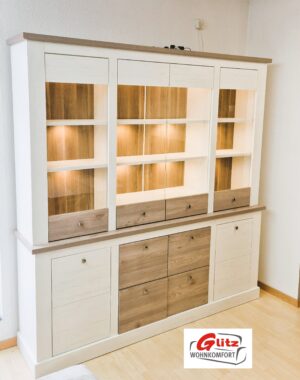 Buffet Raumteiler in Anderson Pinie / Nelson Eiche im Landhaus Stil