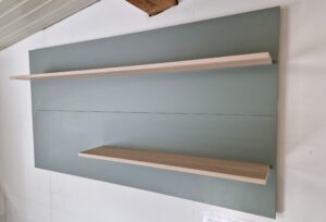 Wandpaneel Grün Aloe / Eiche Barista 150 x 80 cm