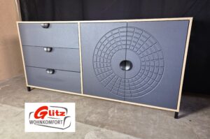 Sideboard Kommode Anrichte in Evoke Eiche / Anthrazit