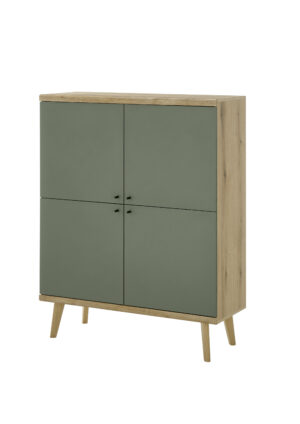 Highboard Anrichte Stauraumschrank in Evoke Eiche Salbei *NEU*