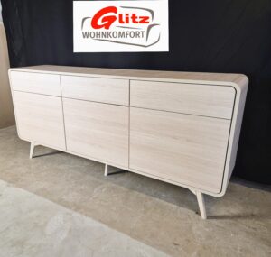 Design Sideboard Kommode Anrichte in Eiche Natur Dekor